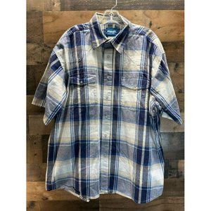 Wrangler Men's Short Sleeve‎ Pearl Snap Size XXL